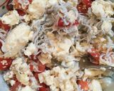 トマトとしらすのごま油だれがけ豆腐作り方5写真