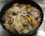 かんたん親子丼～鶏肉、ちくわ、しめじ入り作り方9写真