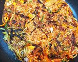 簡単時短コスパ焼きそばのガレット作り方6写真