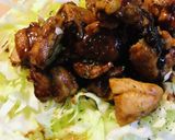 鶏もも肉の味噌カツソース風タレの炒めもの作り方4写真