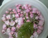 桜の塩漬け作り方1写真