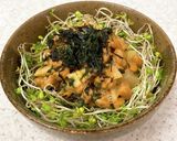 納豆たくあん和え♪スーパースプラウト添え作り方3写真