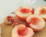 白桃のコンポート作り方1写真