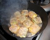 肉包みチーズ豆腐作り方3写真