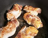 ダブル肉♫鶏ミンチを豚肉で巻き巻き焼き♫作り方9写真