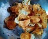 ポテトチップス　のり塩（雪塩）作り方4写真