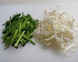 もやしとニラといかの炒め物作り方1写真