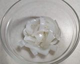 もやしとニラといかの炒め物作り方2写真