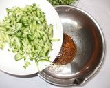 茗荷きゅうりサッパリおかず♪簡単辛子あえ作り方5写真