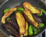 茄子&万願寺唐辛子と手羽の煮物作り方5写真