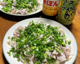 もやしと細ねぎのヘルシー豚ぽん＋お汁付き作り方16写真