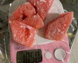 スイカのかき氷♪作り方1写真