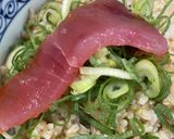 簡単　ネギトロ丼作り方1写真