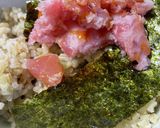 簡単　ネギトロ丼作り方4写真