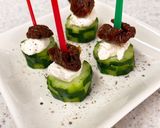 ドライトマトのオイル漬けで♪ピンチョス作り方1写真