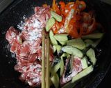 簡単！豚肉と茄子の甘酢炒め作り方4写真