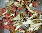 絶品！アボカドと舞茸のクリームパスタ作り方2写真