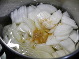 簡単！蕪と玉葱のお味噌汁