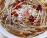 レンジでもや卵(もやしの巣ごもり風)作り方5写真