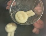 白玉だんご　うさぎとくま作り方7写真