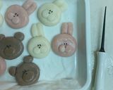 白玉だんご　うさぎとくま作り方9写真