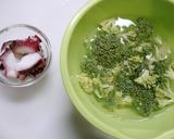 簡単！たことブロッコリーバジルサラダ作り方1写真