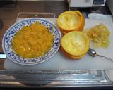 甘さ控えめ★いよかんとゆずの蜂蜜ジャム作り方1写真