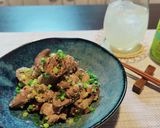 鶏レバーの姜葱醤和え作り方7写真