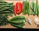 Green Veggie Curry作り方1写真