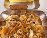 しゃぶしゃぶ用豚肉の生姜焼き☆うな玉弁当作り方5写真