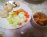 サーモンsaladダフルWキウイ★ソース作り方1写真