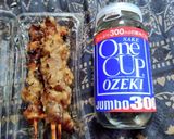 焼鳥のワンカップ鶏酒。作り方1写真