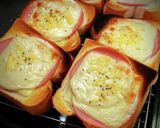 ハムチーズとーすと❨(@≧↺≦@)❩wノ作り方2写真