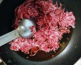 合挽のそぼろ作り方2写真