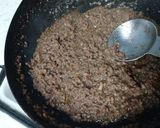 合挽のそぼろ作り方4写真