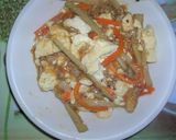 マーボー豆腐キンピラ。作り方4写真