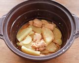 電子レンジで★長芋と辛子明太子の煮物作り方5写真