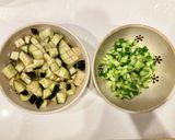 離乳食★なすときゅうりの胡麻味噌作り方1写真