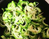 ゴーヤとちりめんの生姜きんぴら作り方3写真