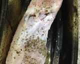 真鯛のにんにくバジルオリーブオイル焼き作り方2写真