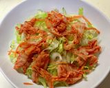 ちょっとピリ辛の野菜キムチカルビ丼作り方6写真
