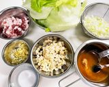 ビーフンと肉味噌のレタス包み作り方2写真