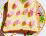 魚肉ソーセージとマヨネーズのトースト作り方4写真