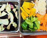 野菜の揚げ浸し作り方1写真