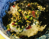 毎日のしろごはん●ふりかけ＆海苔のごはん作り方1写真