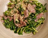 豚のカシラとクレソンサラダ作り方5写真