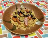 超簡単☆旨味堪能!なすの和風生姜パスタ!作り方9写真