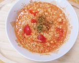 オートミールのコンソメトマトリゾット風作り方4写真
