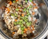 管理栄養士のあさりと枝豆のスープ作り方3写真