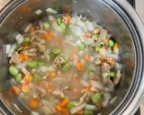 管理栄養士のあさりと枝豆のスープ作り方4写真